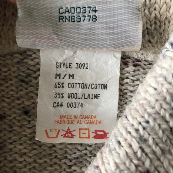 Vintage Northern Reflections Shawl Collar Sweater - Picture 8 of 11